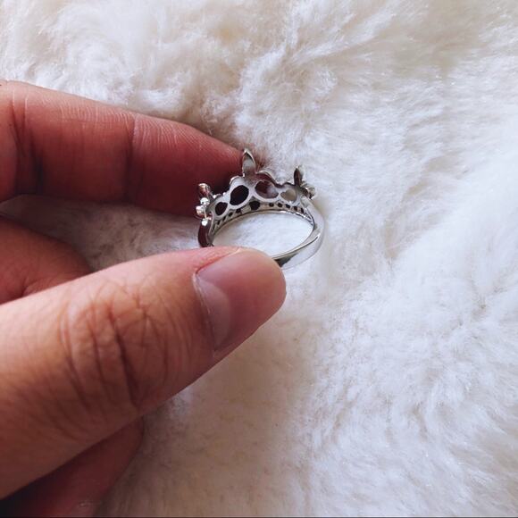 Sterling Silver Crown Ring - Picture 4 of 5